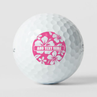 Tropische Pink Beach Blume Golfball