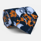 Tropische platsche handgemalte mit Seiten Krawatte (Gerollt)