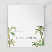 Tropische Platzkarten (Außenseite Aufgefaltet)