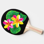 Tropische Plumeria-Blume Tischtennis Schläger (Seitenansicht)