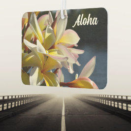 Tropische Plumeria Frangipani Blume Floral Aloha Autolufterfrischer