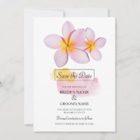 Tropische Plumeria Frangipani Wedding