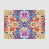 Tropische Plumeria Gepunktete Blume Muster Seidenpapier (Vorderseite)