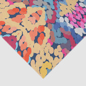 Tropische Plumeria Gepunktete Blume Muster Seidenpapier (Ausschnitt)