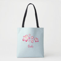Tropische Plumeria Pink Wasserfarbe Bridal