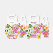 Tropische Plumeria Temple Tree Gastgeschenk Hochze Geschenkschachtel (Ungefaltet)