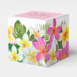 Tropische Plumeria Temple Tree Gastgeschenk Hochze Geschenkschachtel