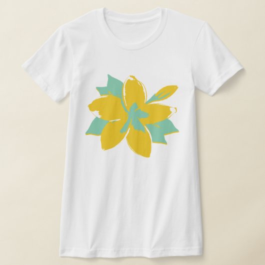 Tropische Plumerie Hell T-Shirt (Ablage )