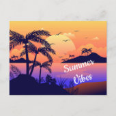 Tropische Postkarte (Vorderseite)