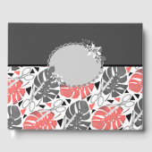 Tropische Print Monstera Leaves Gästebuch (Vorderseite)