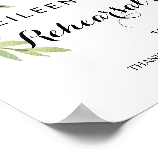 Tropische Probe Poster (Ecke)