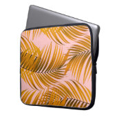 Tropische realistische Blätter Muster Trendy Mode Laptopschutzhülle (Vorderseite Links)