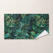 Tropische Regenwald-Blätter Badhandtuch Set (Handtuch)