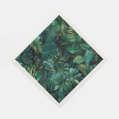 Tropische Regenwald-Blätter Serviette (Ecke)