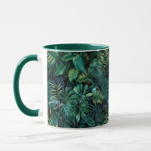 Tropische Regenwald-Blätter Tasse (Links)