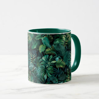 Tropische Regenwald-Blätter Tasse