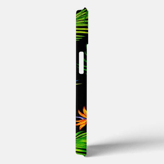 tropische Regenwald-Blätter und Vogelmuster Case-Mate iPhone Hülle (Rückseite / Rechts)