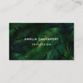 Tropische Regenwaldblätterung Visitenkarte (Vorderseite)