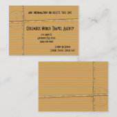 Tropische Reisebüro-Visitenkarten Visitenkarte (Vorne/Hinten)