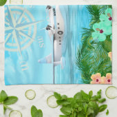 Tropische Reisen Geschirrtuch (Gefaltet)