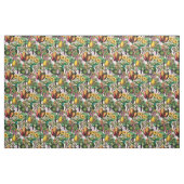 Tropische Retro-Früchte und -Blume Stoff (Yard (91,4 cm))