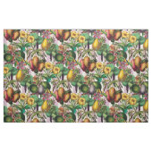 Tropische Retro-Früchte und -Blume Stoff (Fat Quarter (45,7 x 55,9 cm))