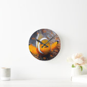 Tropische Rifffische - Clownfish Runde Wanduhr (Zuhause)
