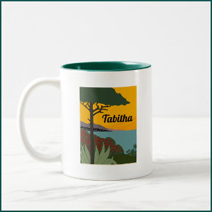Tropische Riviera Zweifarbige Tasse
