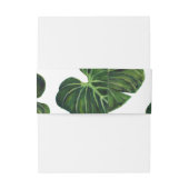 Tropische Romance / Wrap Einladungsbanderole (Rückseitenbeispiel)