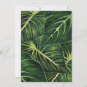 Tropische Romantik Einladung (Rückseite)