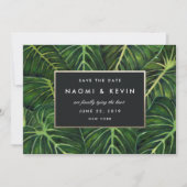 Tropische Romantik / Save the Date (Vorderseite)