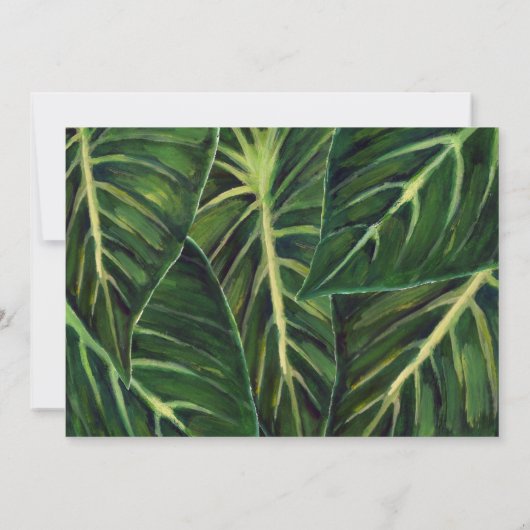 Tropische Romantik / Save the Date (Rückseite)