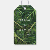 Tropische Romantik / Tag Geschenkanhänger (Rückseite)