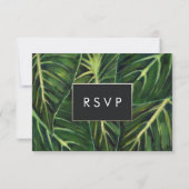 Tropische Romantik / UAWG RSVP Karte (Rückseite)