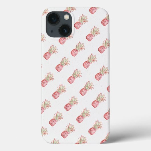 Tropische | rosa Ananas Case-Mate iPhone Hülle (Rückseite)
