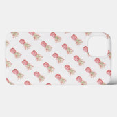 Tropische | rosa Ananas Case-Mate iPhone Hülle (Rückseite (Horizontal))