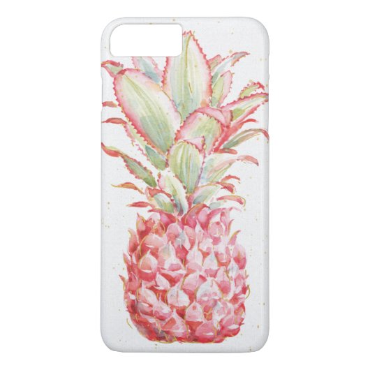 Tropische | rosa Ananas Case-Mate iPhone Hülle (Rückseite)