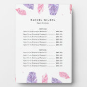 Tropische Rose Fotoplatte (Vorderseite)