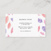 Tropische Rose Treuekarte (Rückseite)