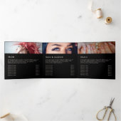 Tropische Rose Trifold Broschüre (Innenseite)