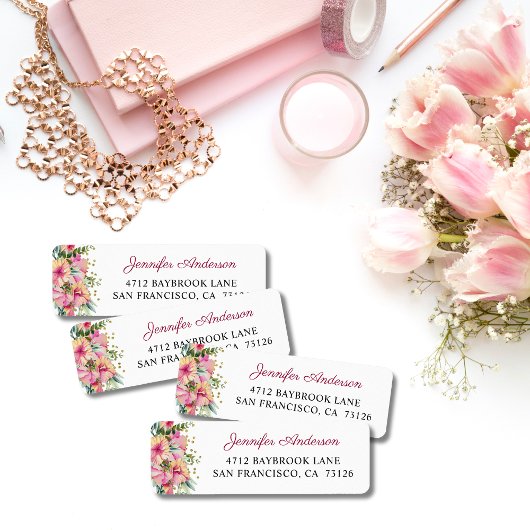 Tropische Rücksendeadresse