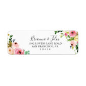 Tropische Rücksendeadresse des Herbstes (Vorne)