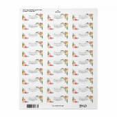 Tropische Rücksendeadresse des Herbstes (Vorne)