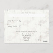 Tropische rustikale Palmenblätter, Aquarellfarben  Postkarte (Rückseite)