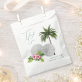 Tropische SandDollars-Gastgeschenk Hochzeit Geschenktütchen (Ausgeschnitten)