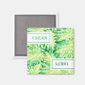 Tropische saubere Spülmaschine Magnet (Vorderseite/Rückseite)