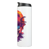 Tropische Schädelblume Thermosbecher (Nach rechts gedreht)