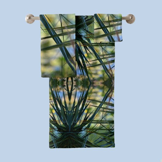 Tropische Schatten Badhandtuch Set