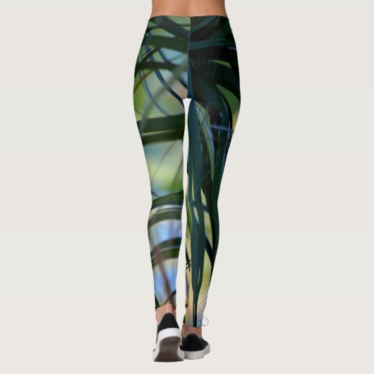 Tropische Schatten Leggings (Rückseite)