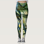 Tropische Schatten Leggings (Vorderseite)